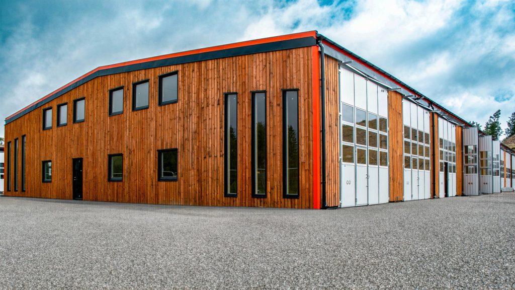 Industriradhus i Västerås. Du som ägare av en kubik investerar i en egen fastighet, som du utformar efter dina behov